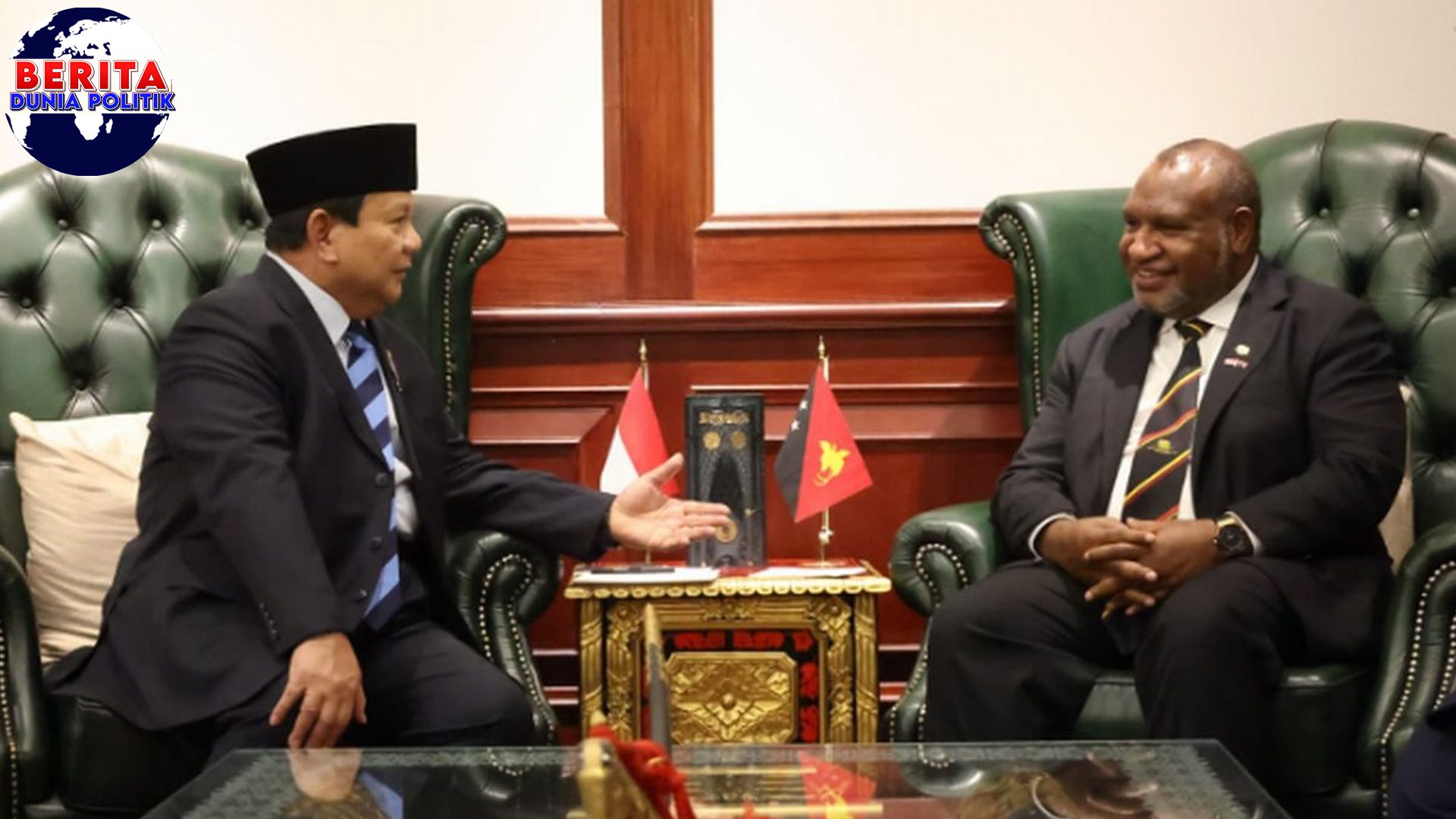 Kunjungan Diplomatik: Prabowo Menerima PM Papua Nugini dengan Baik