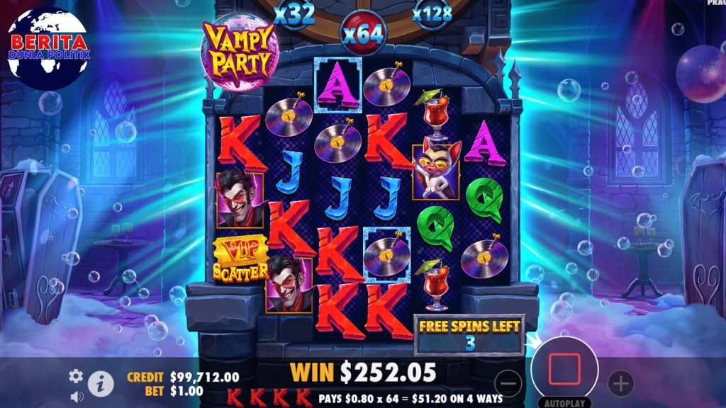 Vampy Party: Sensasi Jackpot yang Membuat Malam Makin Liar!