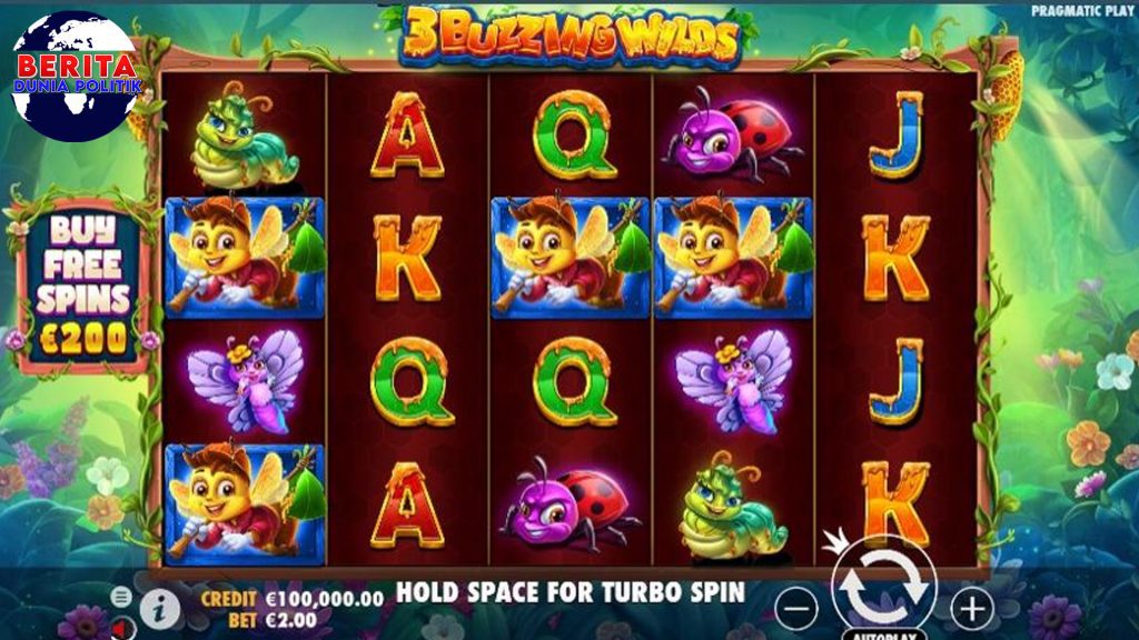 3 Buzzing Wilds: Slot dengan Grafik Memukau Bonus Melimpah!