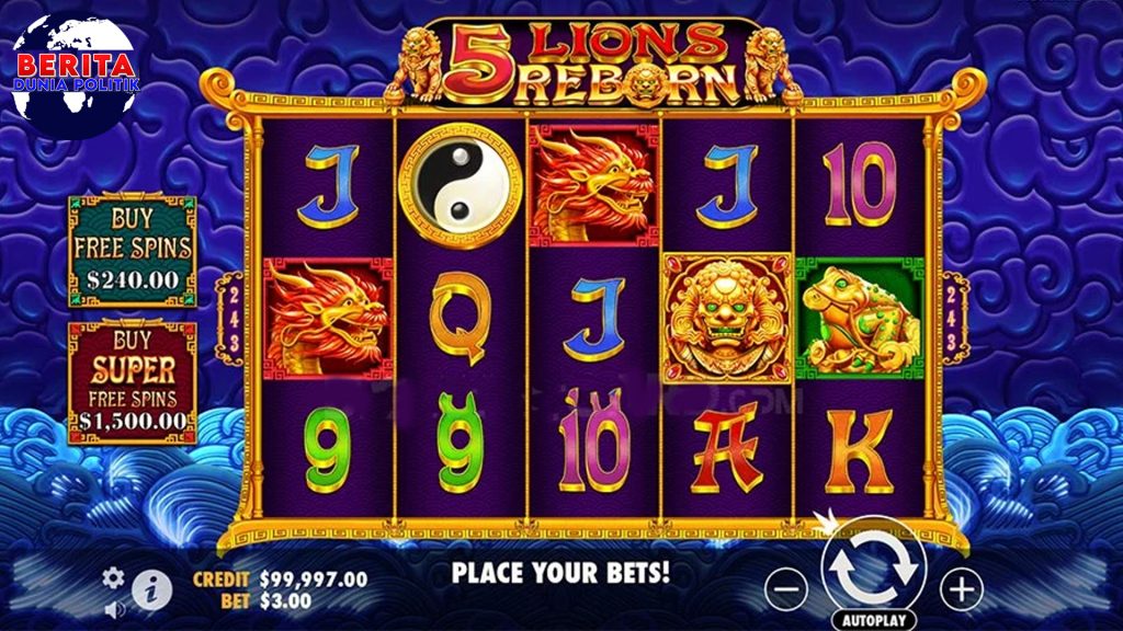 Cnnslot Situs Slot Dana Sajikan Game 5 Lions Reborn Gacor!