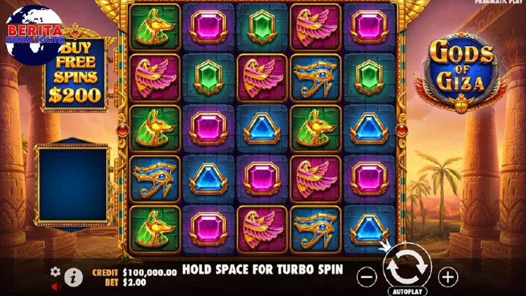 Eksplorasi Dunia Gods Of Giza di Platform Slot RTP8000