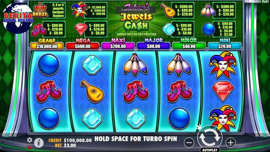 Joker's Jewels Cash dan Rtp8000, Sensasi Seru Terbaru!