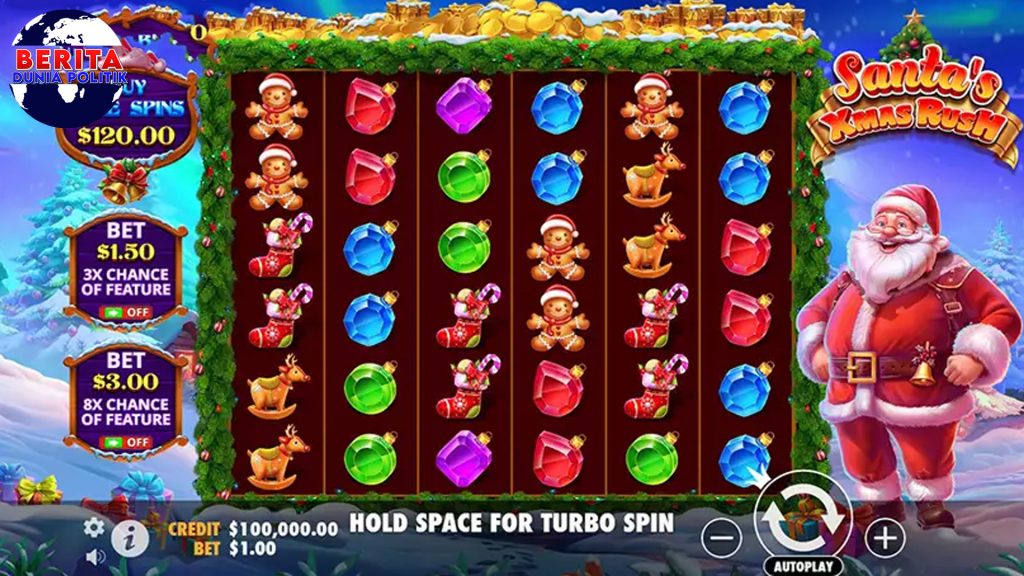 Rtp8000 Buka Keseruan Game Santa’s Xmas Rush Terbaru!