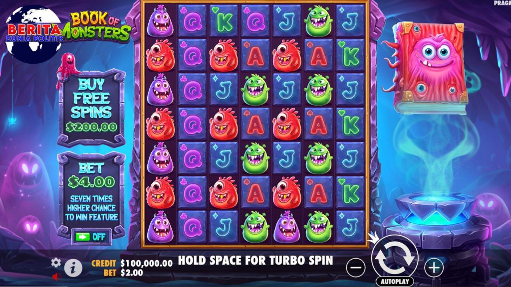 RUBY8000 Tawarkan Slot Book of Monsters Tanpa Ampun!