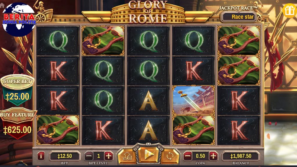 Auto Maxwin! Glory of Rome Lagi Gacor di Ruby8000