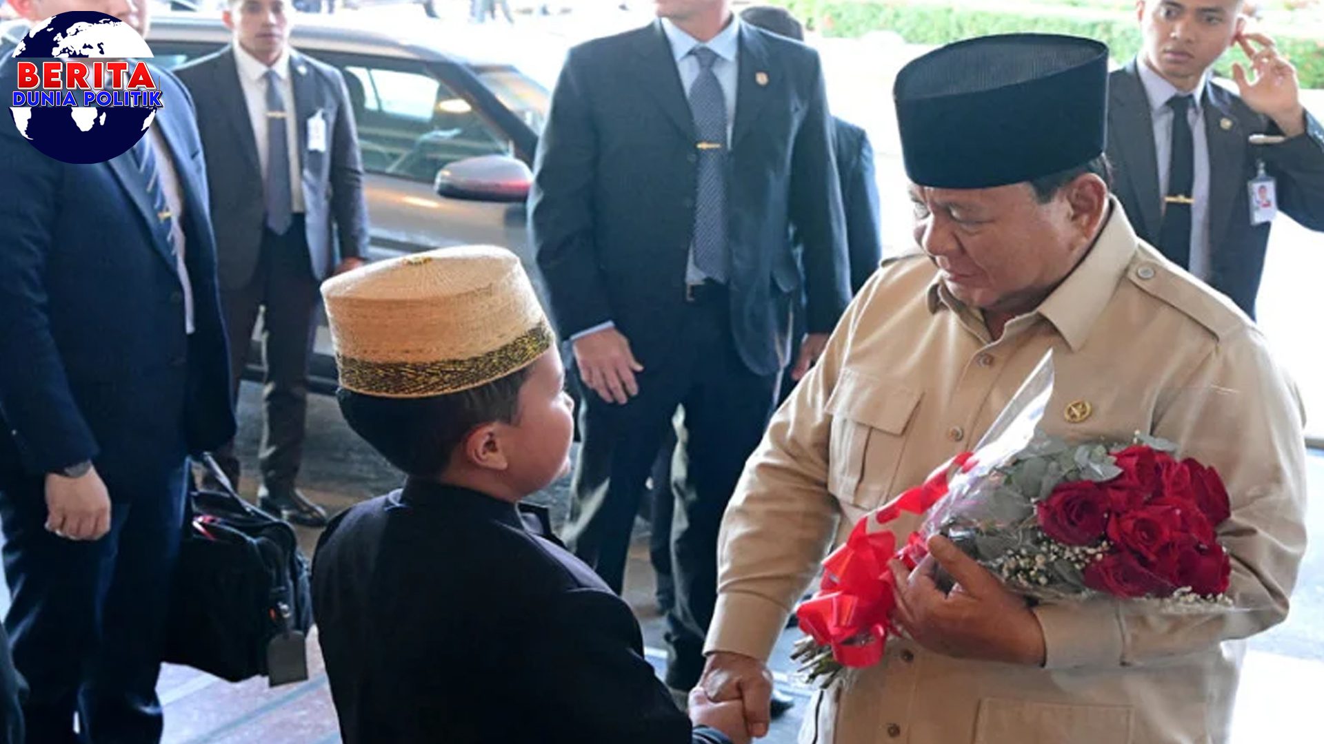 Teriakan Indonesia Menggema Saat Prabowo Tiba di Brasil