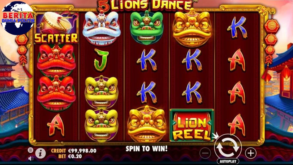 5 Lions Dance Cnnslot, Pilihan Tepat untuk Penggemar Slot