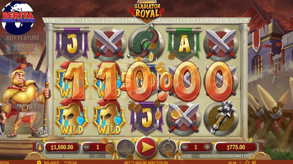 Pertarungan 1 Arena Slot Gacor Gladiator Royal