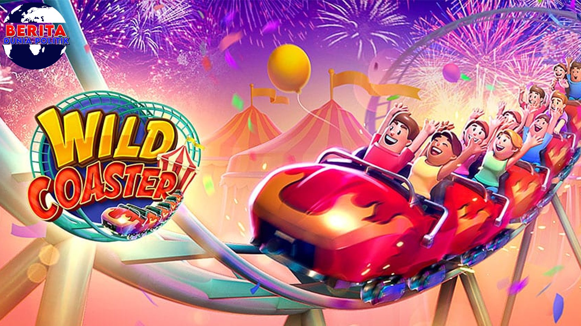 CNNSLOT Wild Coaster Hadiah Gerbong Berputar 360°!