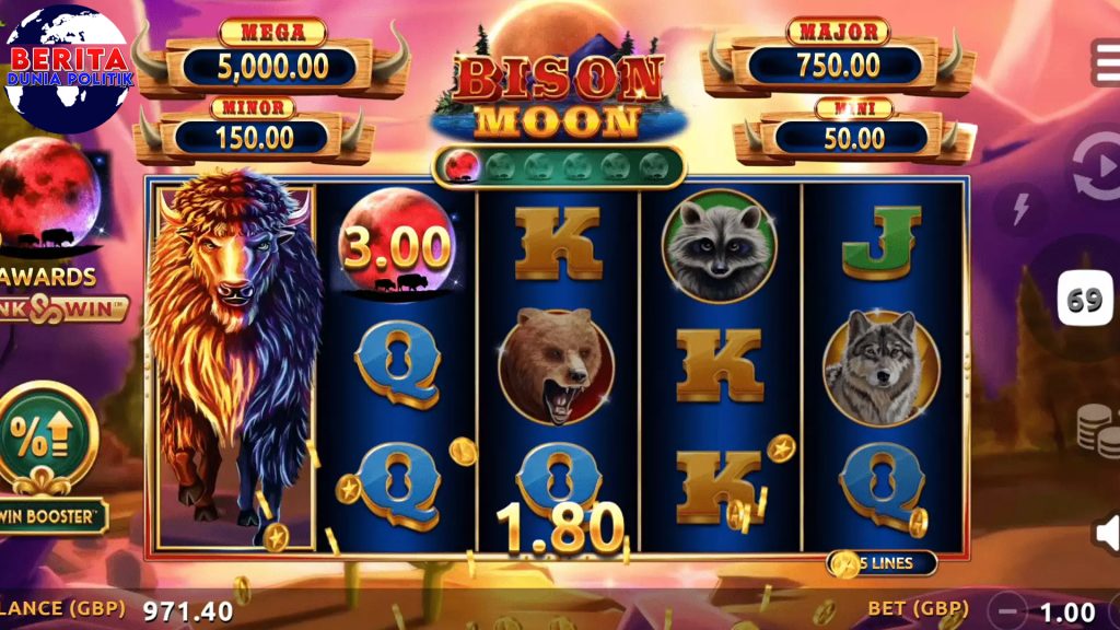 Bison Moon Slot Dalam Bertema Bulan di Cnnslot 2025