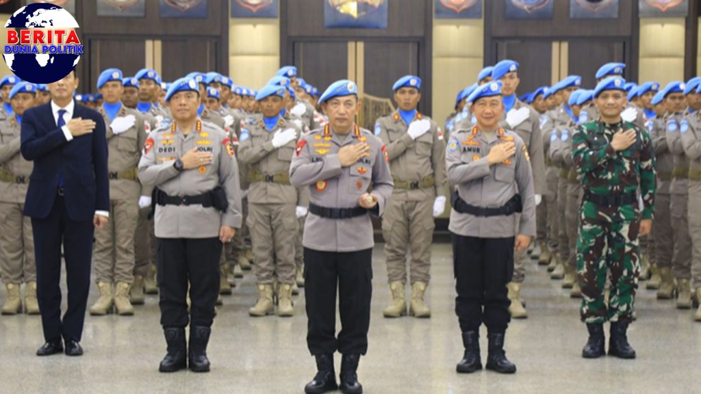 Satgas FPU 7 MINUSCA Baru Dilepas Kapolri Misi PBB