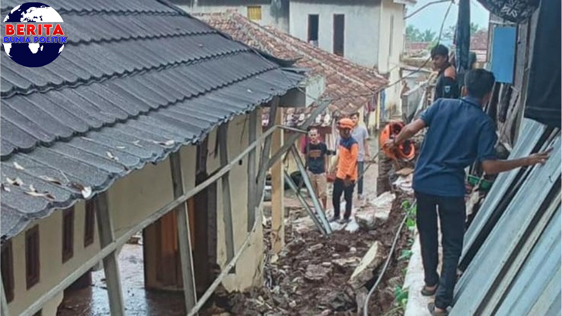 Longsor Majelis Baru Taklim Pandeglang Runtuh 1 kali!