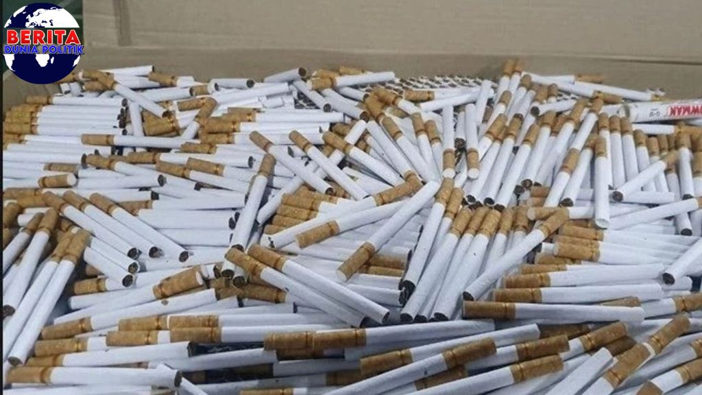 Rokok Ilegal 18,2 Juta Batang Disita, Nilai Rp 27,1 Miliar