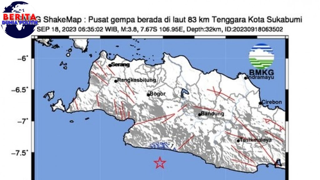 Gempa Sukabumi M 3,8, Begini Analisis Baru BMKG