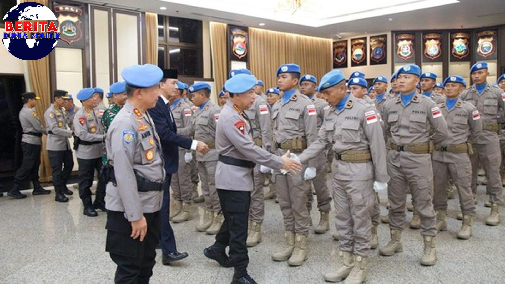 Satgas FPU 7 MINUSCA Baru Dilepas Kapolri Misi PBB