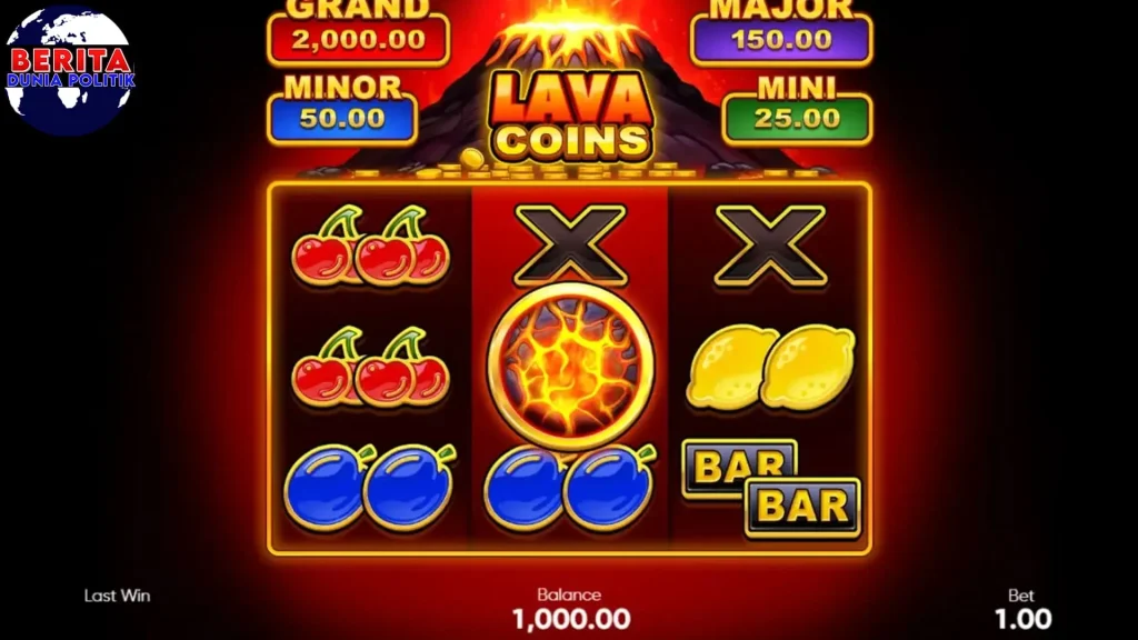Lava Coins Meletup di Cnnslot, Siap Raih 14 Cinta