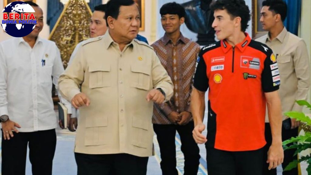 MotoGP Mandalika 2025 Márquez Temui Baru Prabowo