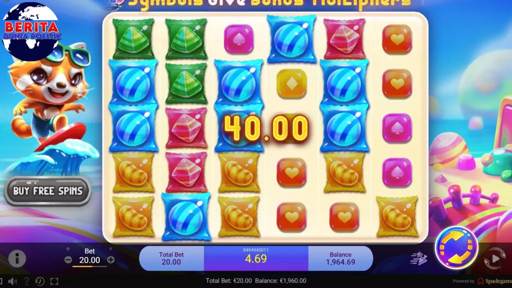 Slot Online Sugar Party 6 Putaran Penuh Cita Rasa