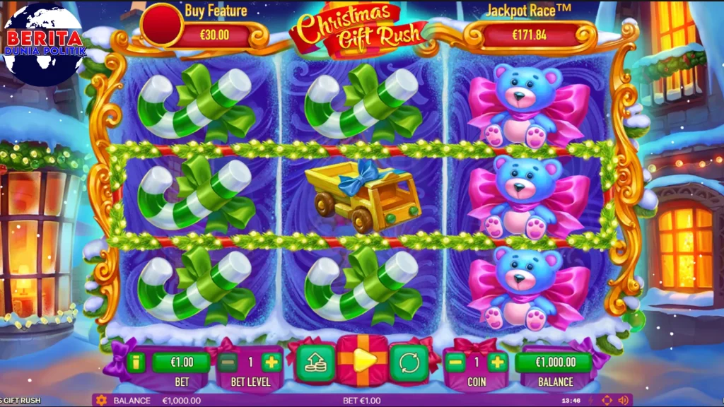 Christmas Gift Rush Kurir Natal 1 Kostum Lucu Game Ini