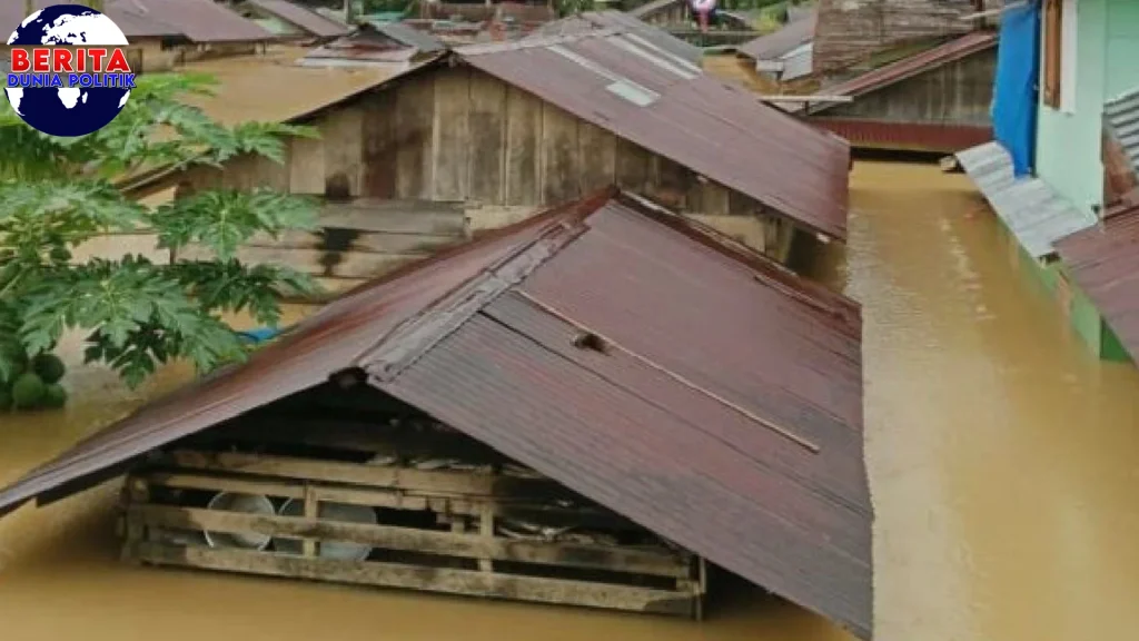 Banjir Bandang Nagan Raya 1.975 Penuh Kebun Terendam!