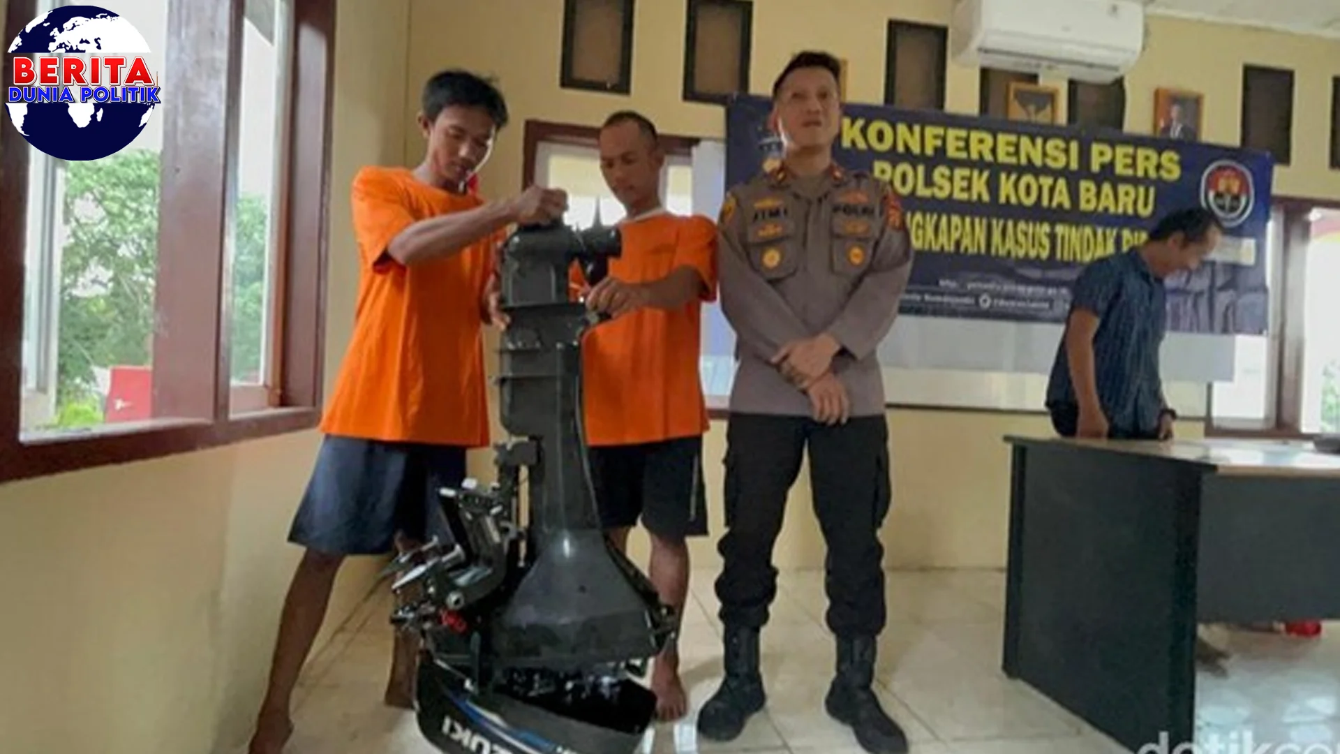 2 Pria di Jambi Curi Speedboat, Uangnya Buat Judol!