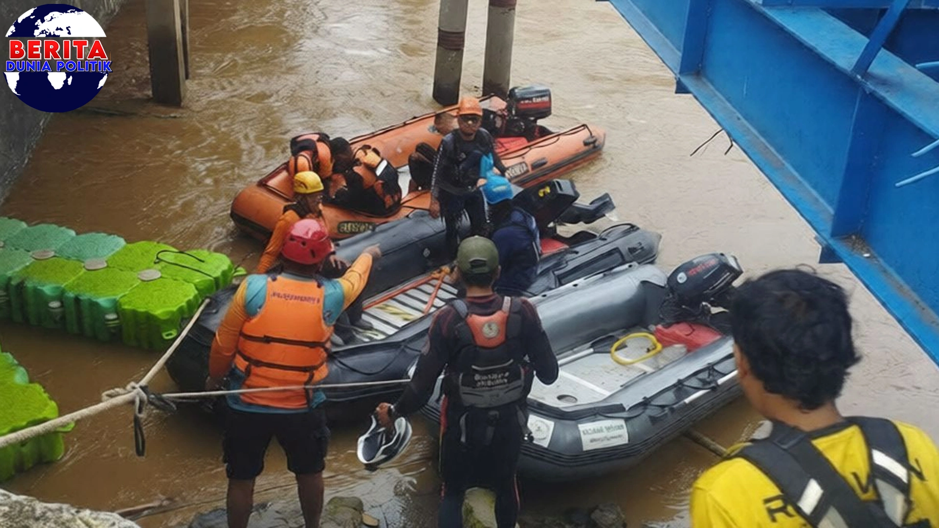 Ciliwung Memakan 1 Korban, Remaja Hanyut Tertimbun Sampah