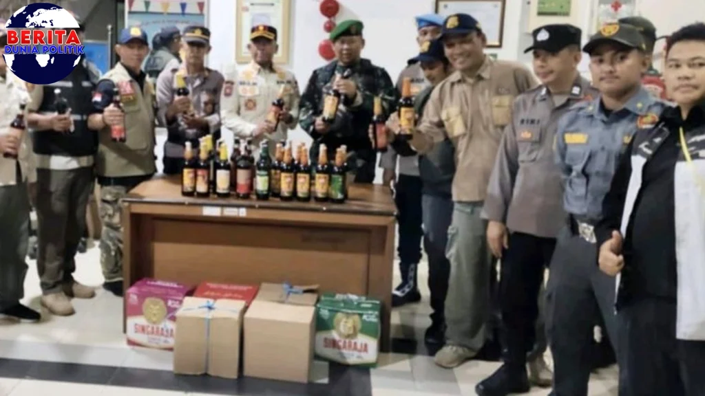 Operasi Miras Jaksel 2026: Ratusan Botol Ilegal Penuh