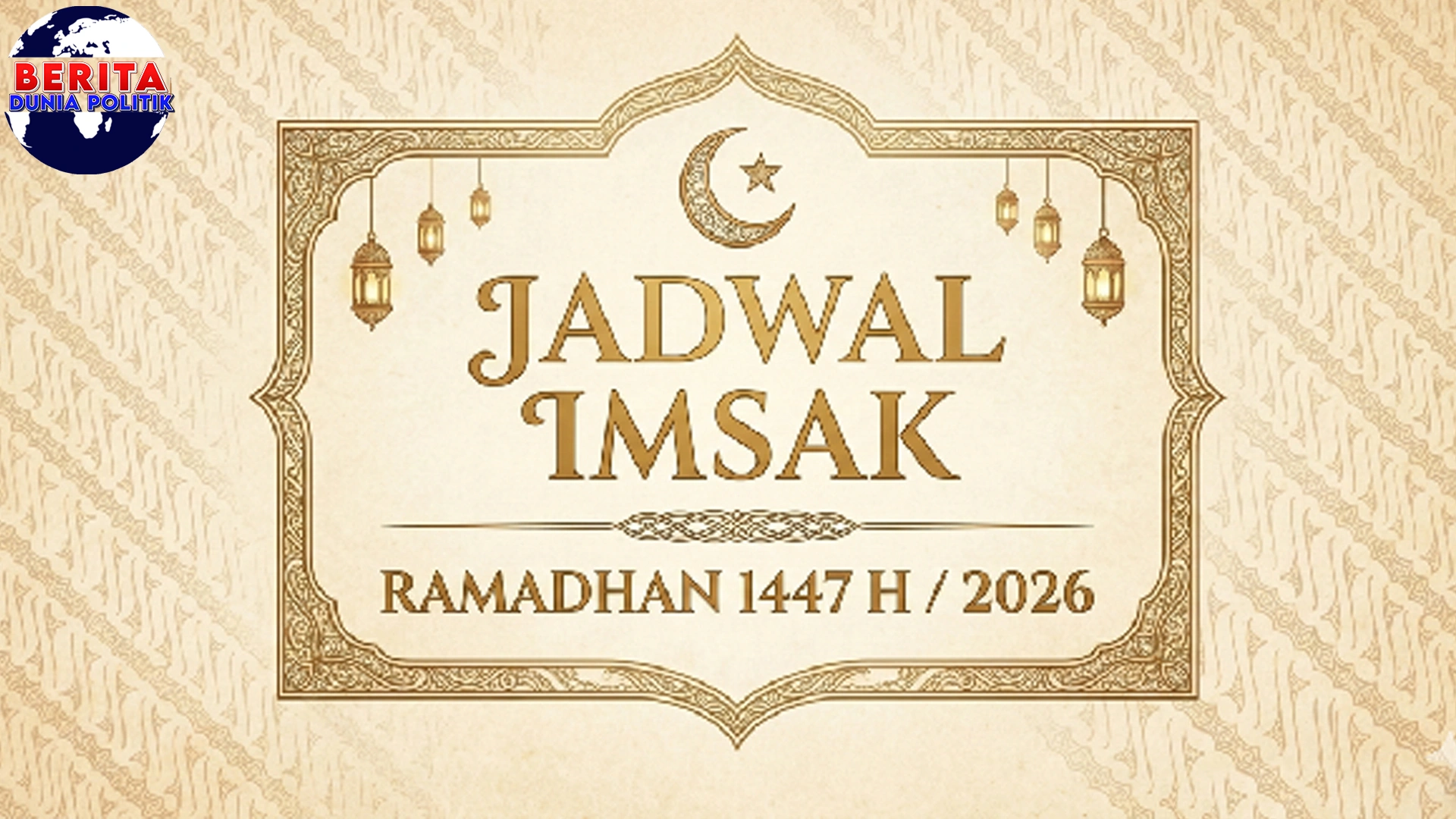 Jadwal Imsak Jakarta 14 Maret 2026 Penuh Pagi Ini?