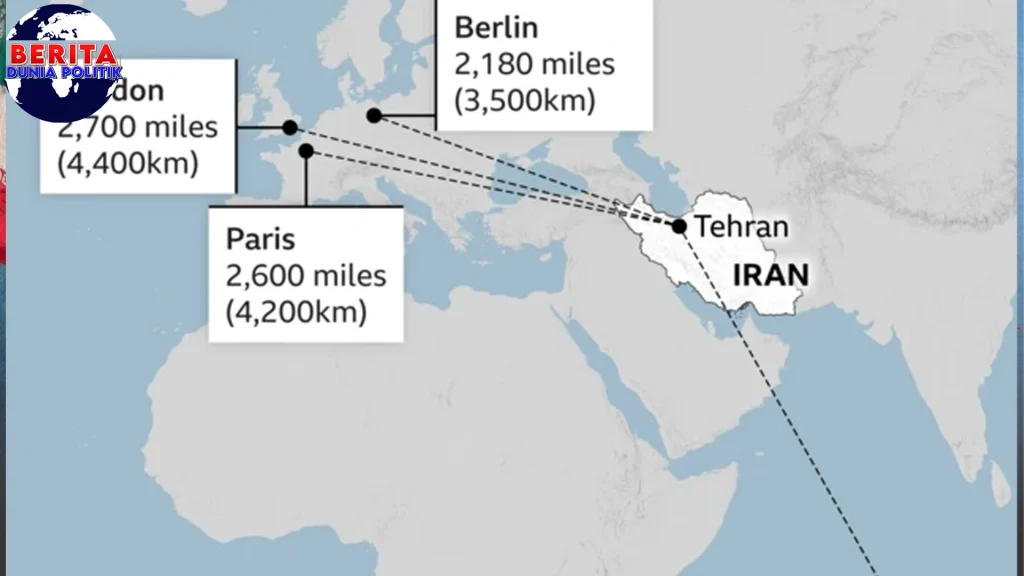 Eropa Panik 1 Rudal Iran Bisa Serang London & Paris!