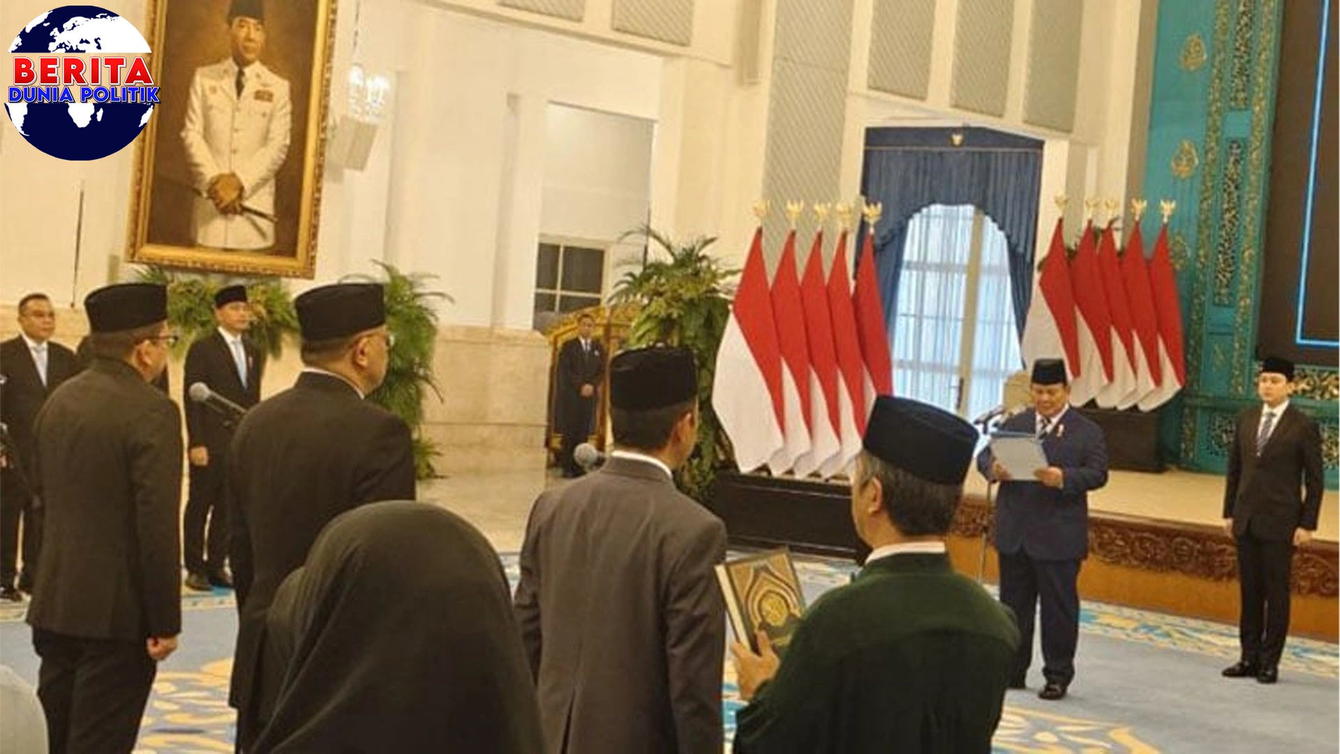 Reshuffle Kabinet Prabowo Lantik 6 Pejabat Baru