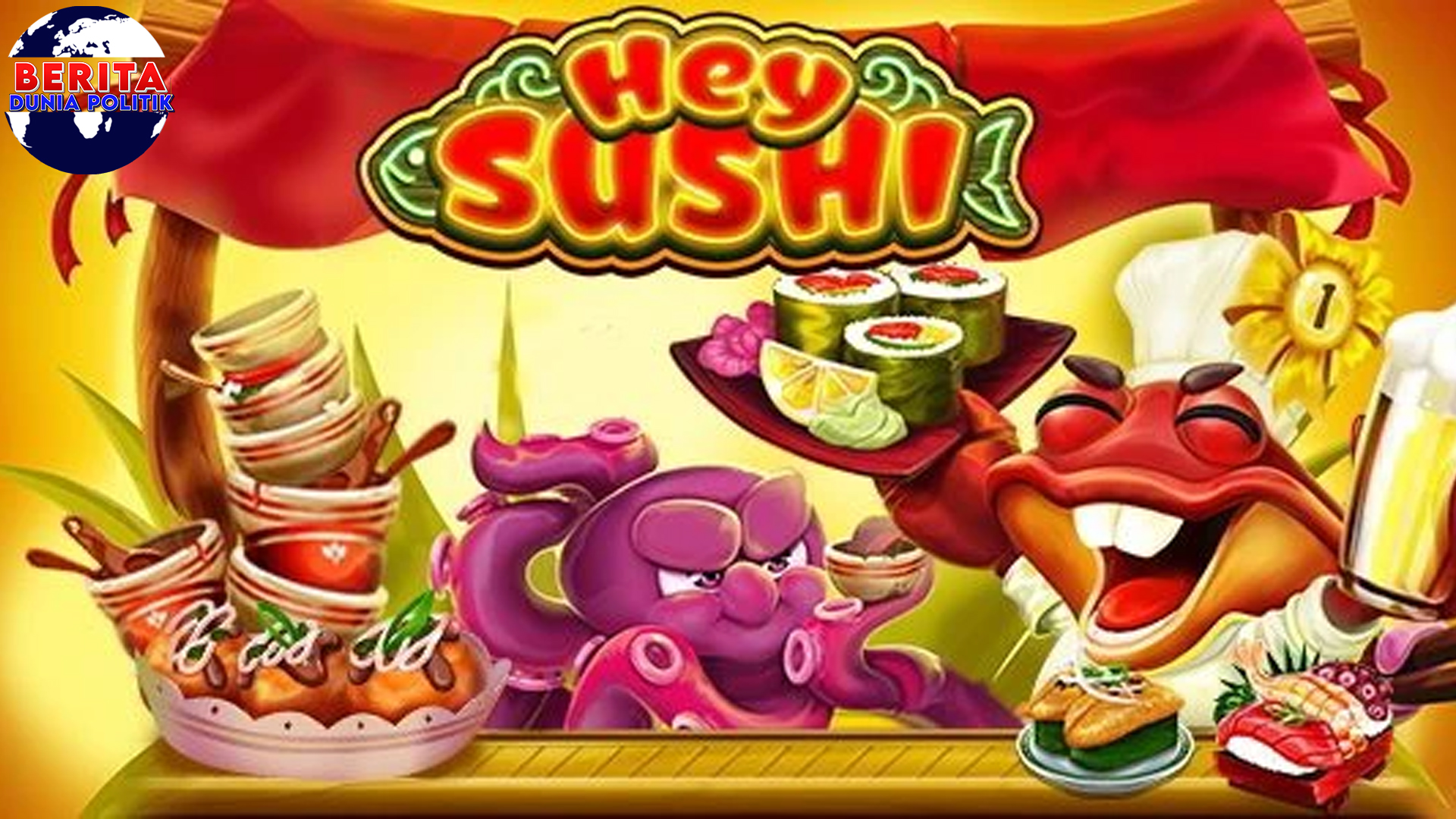 Hey Sushi: Game Sushi Berani Asik & 3 Gokil!