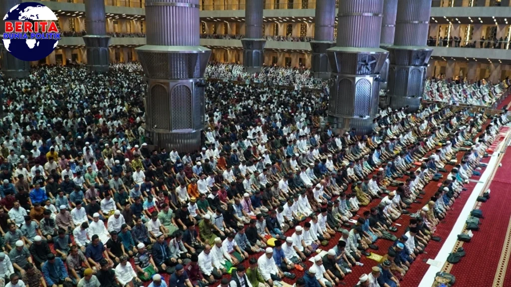 Ibadah Tarawih Pertama Di Masjid Istiqlal Ramadhan 1447